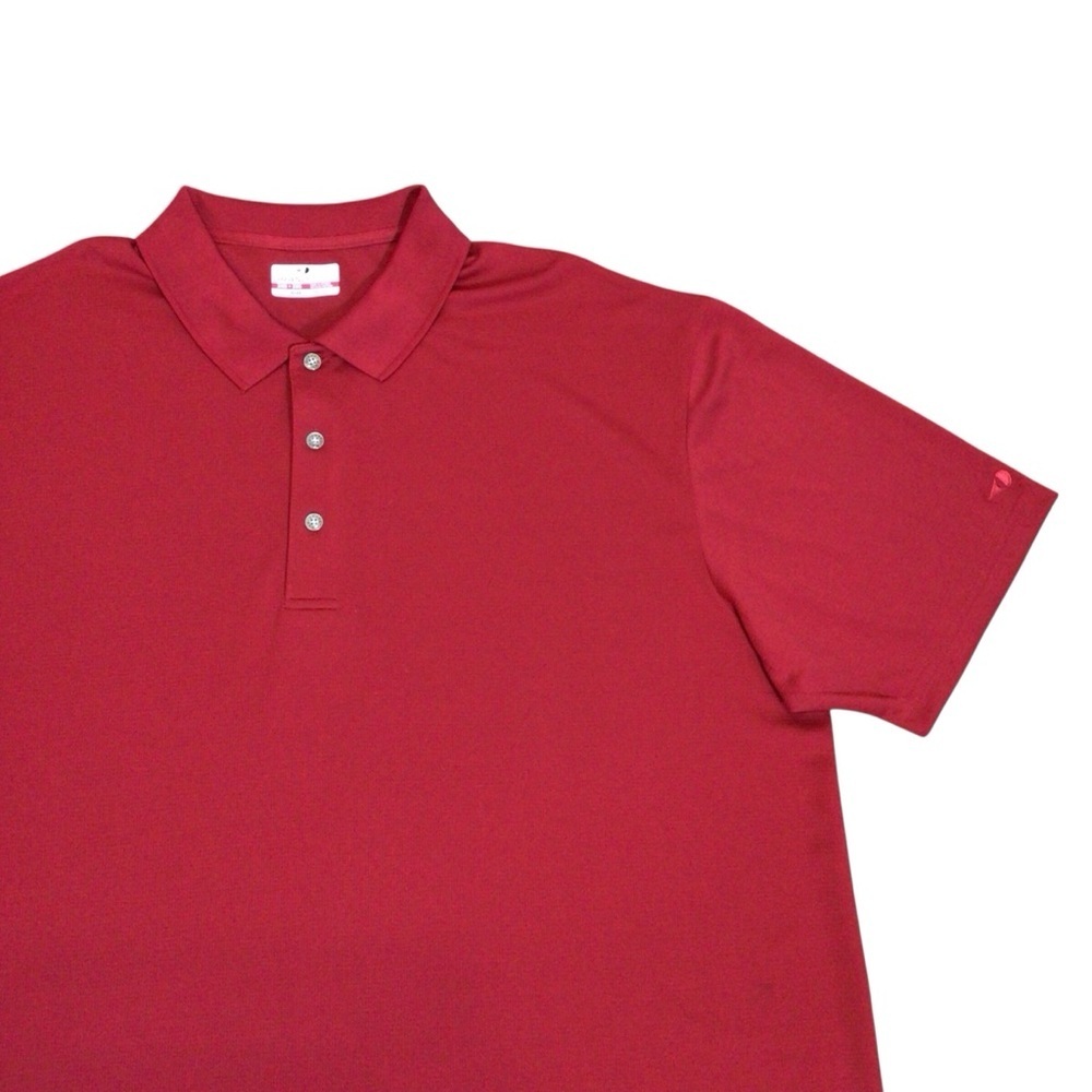 NWOT Men’s Big & Tall Grand Slam Red Short Sleeve Airflow Golf Polo Size 3XB